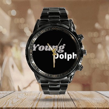 Discover Young dolph Calendar Steel Band Watch