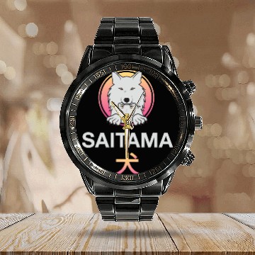 Discover Saitama Inu Coin Crypto Token Cryptocurrency Walle Calendar Steel Band Watch