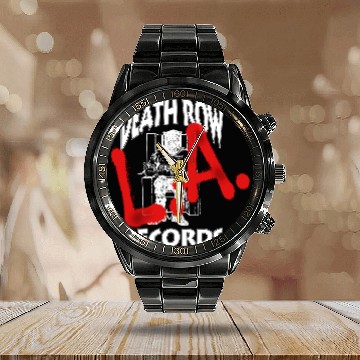 Discover Death Row Records La Spray Paint Calendar Steel Band Watch