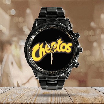 Discover Cheetos Calendar Steel Band Watch