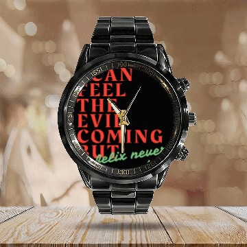 Discover Felix Part In Stray Kids Song "Christmas Evel" Calendar Steel Band Watch
