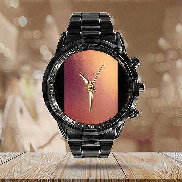 Discover Iridescent Burnt Orange Calendar Steel Band Watch