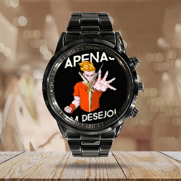 Discover ORANGE GOKU GOHAN SAIYAN dragon ball super Z 2022 Calendar Steel Band Watch