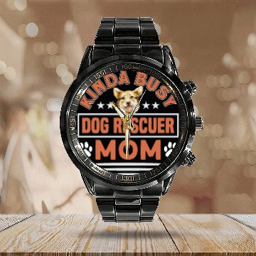 Discover Rescue Dogs Adopt Dog Rescue Dog Calendar Steel Band Watch