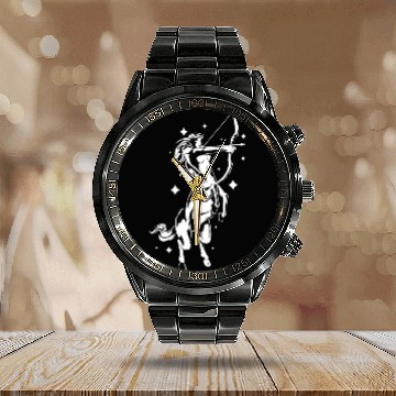 Discover Centaur Girl Sagittarius Mom Daughter Calendar Steel Band Watch