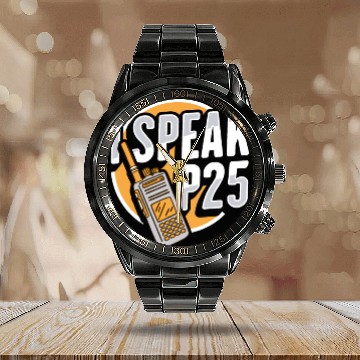 Discover Amateur Radio Design for Ham Radio Operator Calendar Steel Band Watch