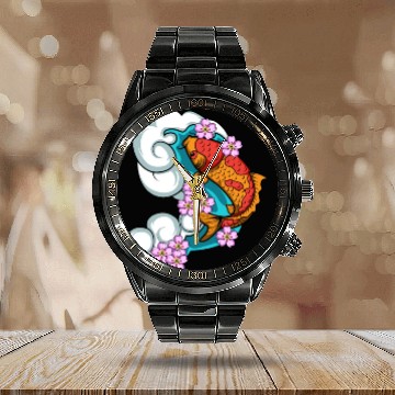 Discover Cherry Blossom Aquarist Gift Calendar Steel Band Watch