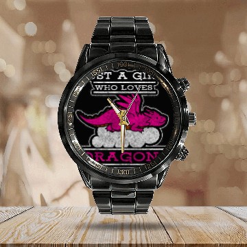 Discover Dragon Monster Japan Calendar Steel Band Watch