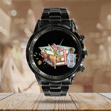 Discover I m all booked sublimation Calendar Steel Band Watch