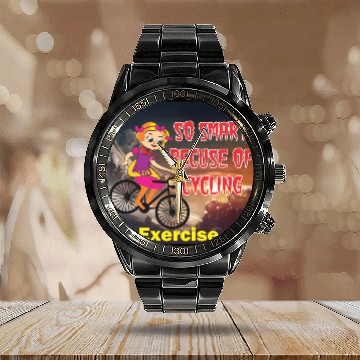 Discover cycel best exercise best design Calendar Steel Band Watch