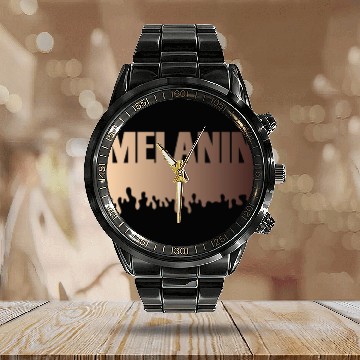 Discover Juneteenth Day 1865, Freedom Day, Melanin Calendar Steel Band Watch