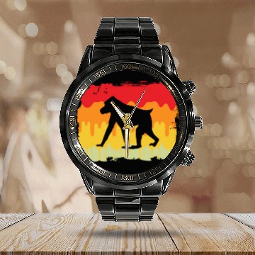 Discover monkey retro Calendar Steel Band Watch