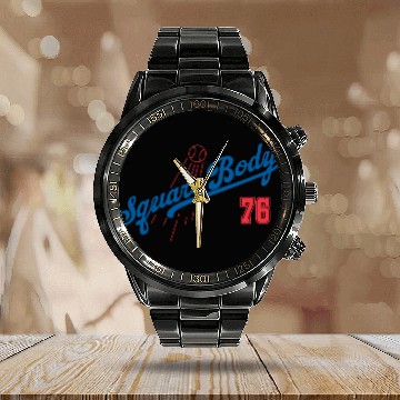 Discover 1976 Square Body Calendar Steel Band Watch