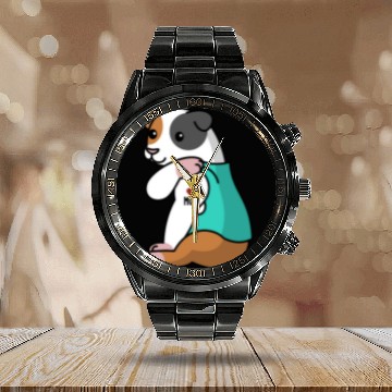 Discover I Love Mom Tattoo Guinea Pig Calendar Steel Band Watch