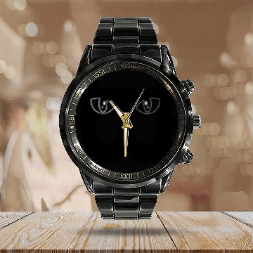Discover BITCOIN CAT Calendar Steel Band Watch