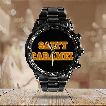Discover Salty Caramel Calendar Steel Band Watch
