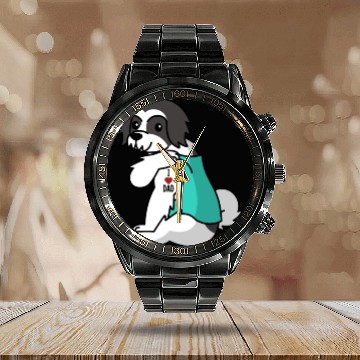 Discover I Love Dad Lhasa Apso Calendar Steel Band Watch