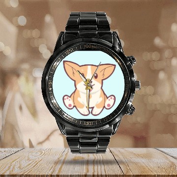 Discover Corgi 1 Calendar Steel Band Watch