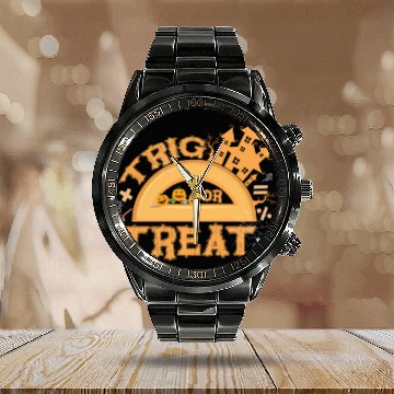 Discover Halloween Math Lovers Student Trick Or Treat Calendar Steel Band Watch