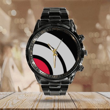 Discover cell phone icon wifi Calendar Steel Band Watch
