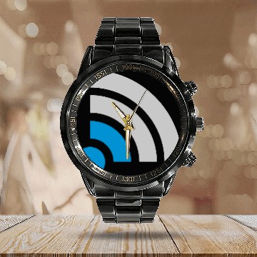 Discover icon connection problems no Calendar Steel Band Watch