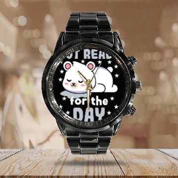 Discover Polar Bear Polar Bear Not Ready For The Day Calendar Steel Band Watch
