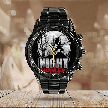 Discover Werewolf Wolves Horror Calendar Steel Band Watch