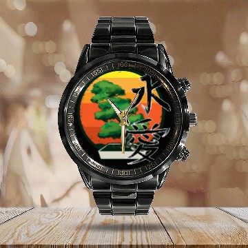 Discover Dinosaur Velociraptor Raptor Prehistoric Dino Calendar Steel Band Watch