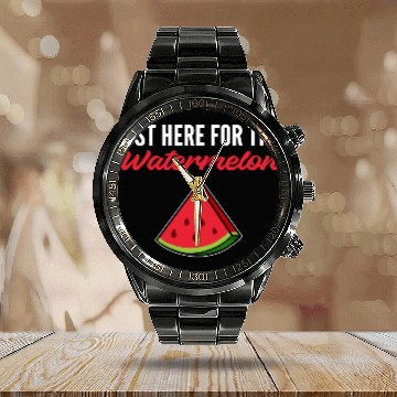 Discover Here for Watermelon Vegan Gift Calendar Steel Band Watch