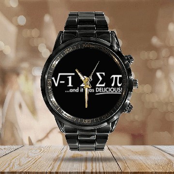 Discover I Ate Some Pi And It Was Delicious Calendar Steel Band Watch