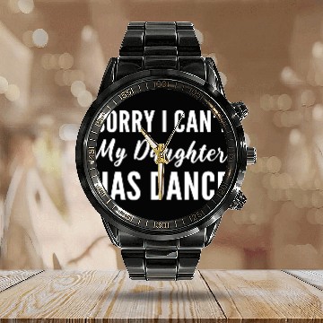 Discover Daughter has Dance Supportive Mother Gift Calendar Steel Band Watch