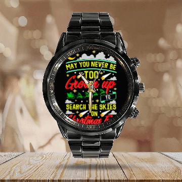 Discover Astronomy Calendar Steel Band Watch Men Women Kids Science Space Star