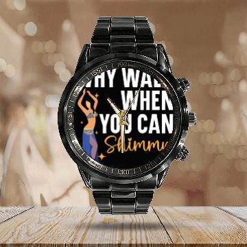 Discover Belly Dancing Is The Best Antidepressant Shimmy Calendar Steel Band Watch