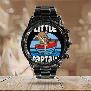 Discover Sailing Sailboat Boating Kid Child Yacht Boat Calendar Steel Band Watch