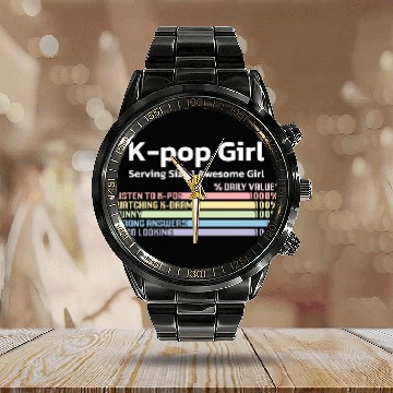 Discover kpop girl, k pop music, korean pop music Calendar Steel Band Watch