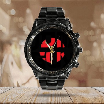 Discover JDM GUY Japanese flag black drift tuner car lover Calendar Steel Band Watch
