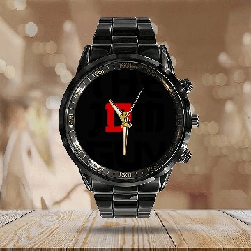 Discover JDM GUY BLACK RED japanese flag desing car drift Calendar Steel Band Watch