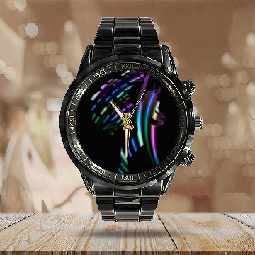 Discover dance Calendar Steel Band Watch