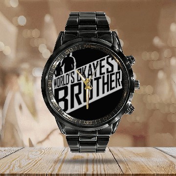 Discover Text Worlds okayest Brother Calendar Steel Band Watch