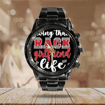 Discover Racing Girlfriend Life Race Girlfriend Of A Racer Calendar Steel Band Watch