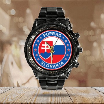 Discover Bordeaux France Calendar Steel Band Watch