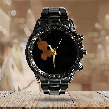 Discover Jesus Name Violin Musician Music Violinist Calendar Steel Band Watch