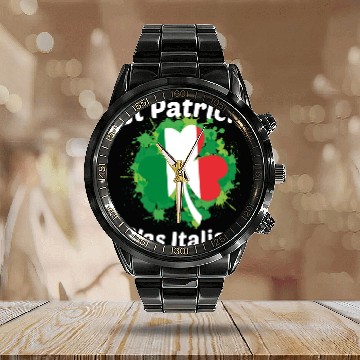 Discover St Patrick Was Italian St Patrick s Day Calendar Steel Band Watch