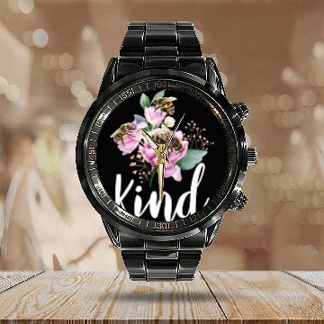 Discover Bee Kind Save The Bees Earth Day Calendar Steel Band Watch