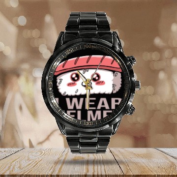 Discover Japan Restaurant Calendar Steel Band Watch