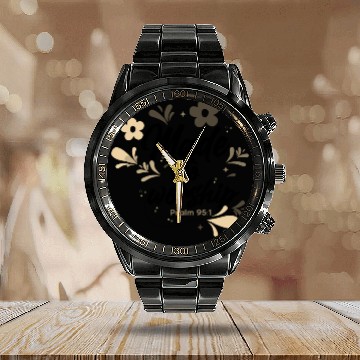 Discover Christianity Made to Worship Christian Gift Ideas Calendar Steel Band Watch