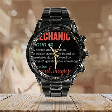 Discover Noun Definition Nutrition for a Mechanic Calendar Steel Band Watch