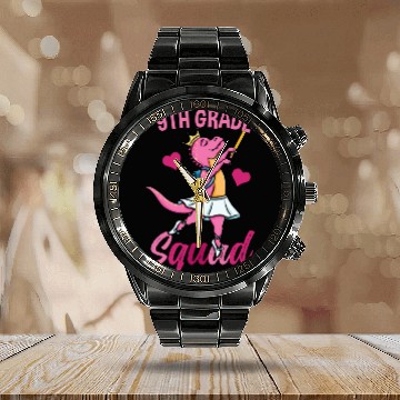 Discover 9th Grade Squad Ballet Back To School Girls Calendar Steel Band Watch