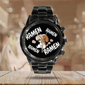 Discover Cavalier King Charles Spaniel Instant Ramen Calendar Steel Band Watch
