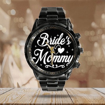 Discover Mother Of The Bride Wedding Party Mob Mom Calendar Steel Band Watch